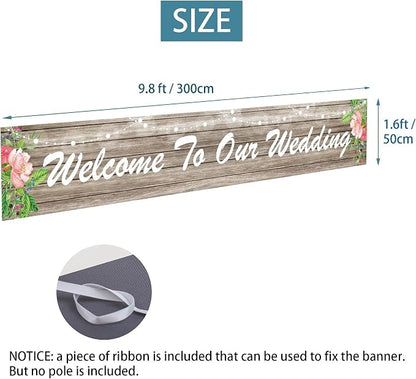 Welcome to Our Wedding Banner - Image 2