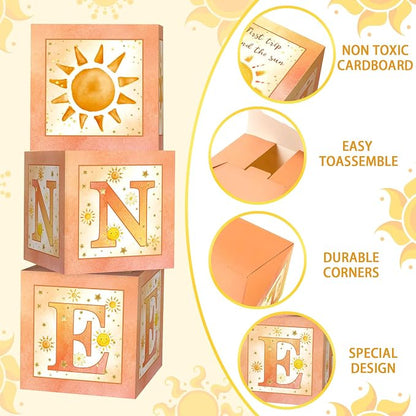 Honoson 3 Pcs First Trip Around The Sun Birthday Decorations - Image 5