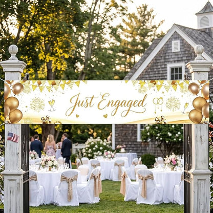 Just Engaged Banner Decorations - Image 4