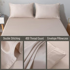Bella Coterie | Luxury Bamboo Viscose Queen Size Pillowcase Set | 100% Organically Grown | Ultra Soft | Cooling | 2 Pcs [Dune]