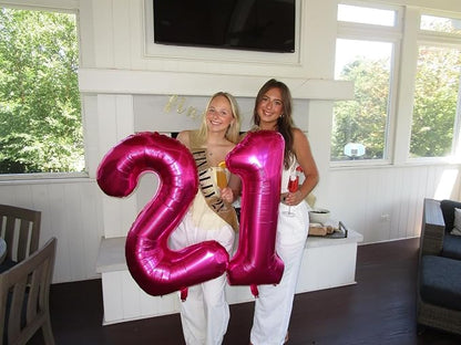 Hot Pink 11 Balloon - Image 3