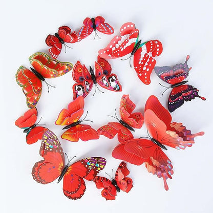 OPSEAM 3D Butterfly Wall Decor Butterfly Decorations Stickers by Opseam