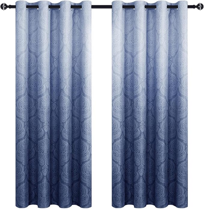 DWCN Ombre Blackout Curtains for Bedroom - Image 8