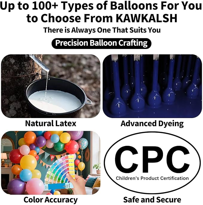 Navy Blue Balloon Arch Kit 111Pcs 18 12 5 Inch Latex Party Balloons Garland - Image 2