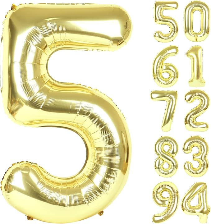 Light Gold 5 Balloon by IWERP