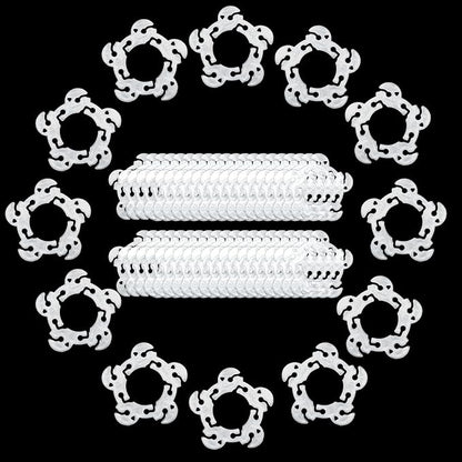 50 Pcs Balloon Arch Rings, Balloons Stand Connectors Clip Holders, Balloon Arch by Unknown