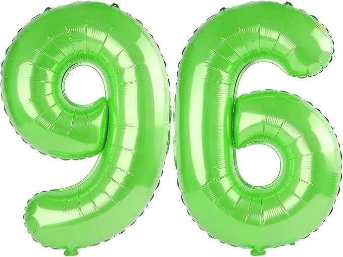 40 Inch Number 96 Balloons for 96th Birthday Party Decorations, 0-100 Fruit by FOBELEC