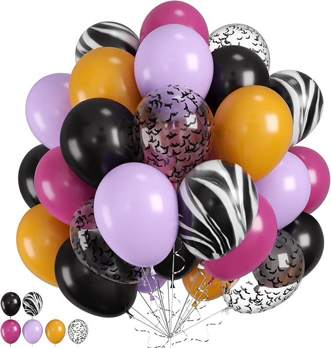 Halloween Balloons by Saxuxu