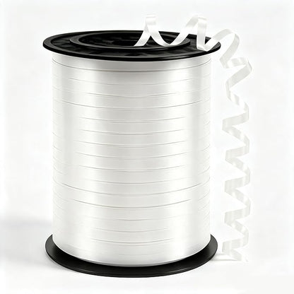 White Curling Ribbon, 500 Yards Ribbons by YCDMLJC
