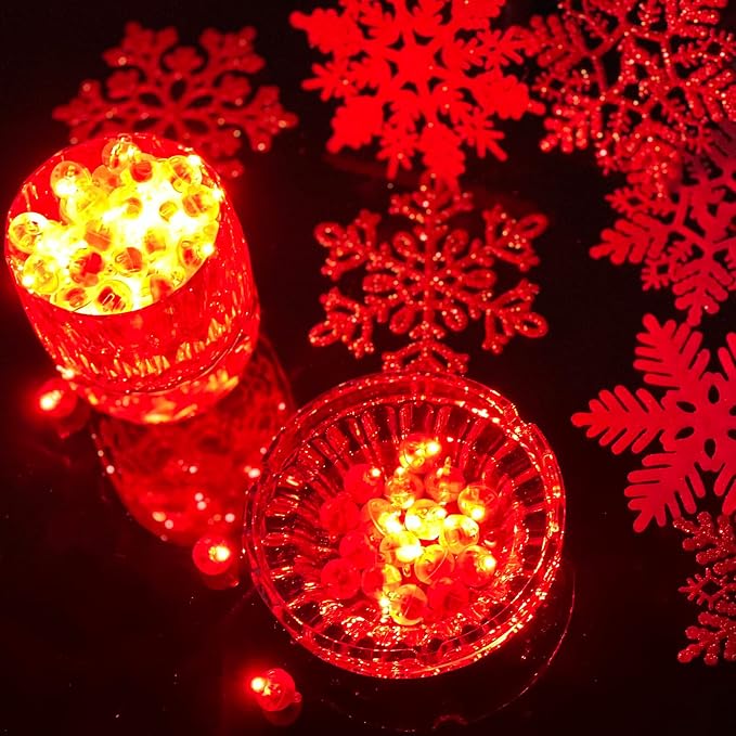 100pcs Red LED Balloon Light, Mini Led Lights Small Round Led Ball Lamp - Image 2