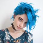 Blue Hair Spray Temporary, Hair Color Spray 1-Day Hair Dye Colored for Kids Women Men, Hair Wax Color Washable, Hair Paint Spray for Halloween Party Fast-Drying, Non-Sticky 4.06 Fl Oz