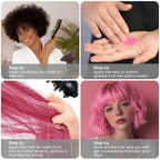 SOVONCARE Light Pink Temporary Hair Color Wax Washable Hair Dye for Men & Women, All-Day Hold Disposable Hair Styling Clays for Party, Cosplay & Daily 4.23 oz
