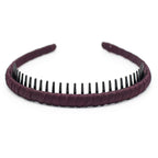 Fashion Hair Bands for Women - Short Hair Headbands, Non-Slip, Resin Hair Accessories (4 Colors)