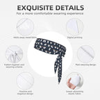 Men Women Sports Sweatband, Multi Style Elastic Head Ribbon for Sports Fitness Spa, Fashion Cute Sloth Headwear Head Accessories