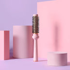 Magic Curling Round Brush (Wavy 1 Inch), Non-electronic, Self-Standing Round Quick Styling Brush, Great Blowout, Ceramic Coated/Ionic Thermal Barrel, Blowout Volume, Wave Styler