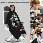 Custom Barber Cape for Men Personalized Professional Hair Cutting Cape with Text for Home Salon Barbershop