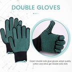 Heat‑Resistant Gloves–Silicone‑Grip Protection for Hair Styling, Curling & Flat Iron, Heat Press, Sublimation–Universal Fit