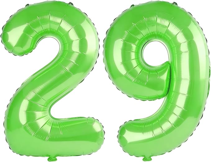 40 Inch Number 29 Balloons for 29th Birthday Party Decorations, 0-100 Fruit by FOBELEC