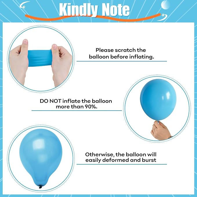 HILAVO Blue and Orange Balloons - Image 8