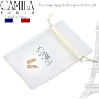 Camila Paris CP3056 French Hair Barrettes Clips, Snap Hair Slides Clic Clac for Women, Styling Girls Side Slide-in Metal Snap Pin Hair Accessories for Women. Strong Hold, No Slip Grip, Made in France