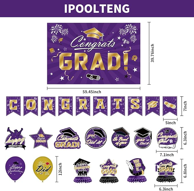 Graduation Decorations 2026 Set - Image 2