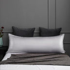 TELUS Body Cooling Pillow Case Cover, Bamboo Rayon & Lyocell Pillowcase with Zipper Closure, Breathable Pillow Case for Hot Sleepers and Night Sweats, 20x54 inches, Light Grey