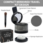 2 Pack Hairline Powder for Women and Men, Used to Root Touch Up Hair Color, Thinning and Gray Hair Coverage and Bald Spots Coverage, Gray