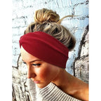 Elastic Knotted Headbands for Women Criss Cross Head Bands for Women's Hair Non Slip Boho Wrap Twisted Hair Accessories