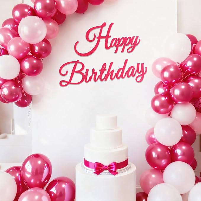 TONIFUL Happy Birthday Sign for Backdrop by TONIFUL