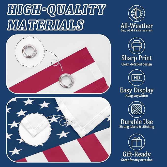 Nxwdwqa Custom America Flag 3X5 Ft Personalized Flags Design Your Image Funny - Image 4