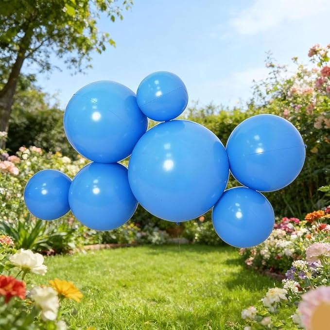 Reusable Inflatable Balloon Garland Arch Kit, 18ft 3/7 PCS Linked Pvc Balloons - Image 8