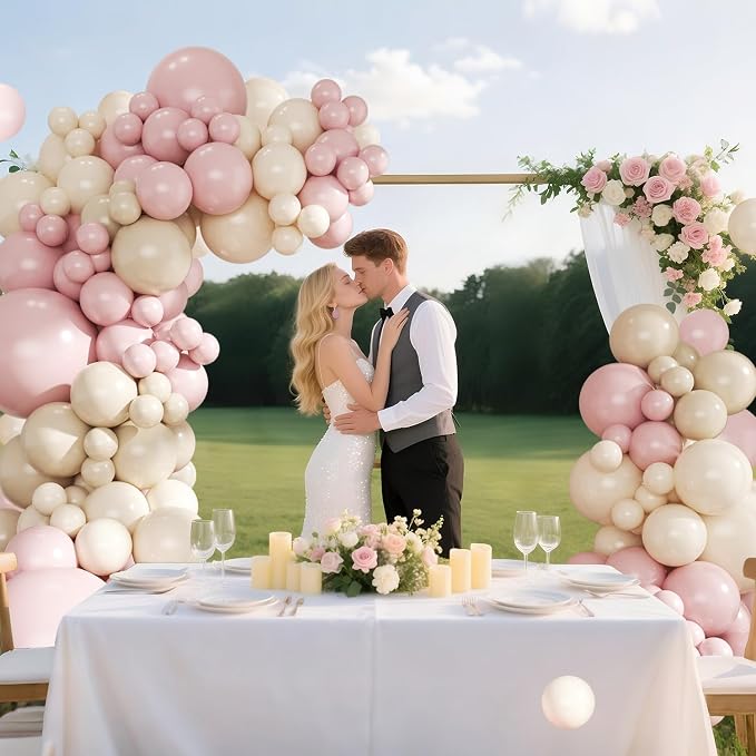 Dusty Pink Balloon Arch Garland Kit - Image 4