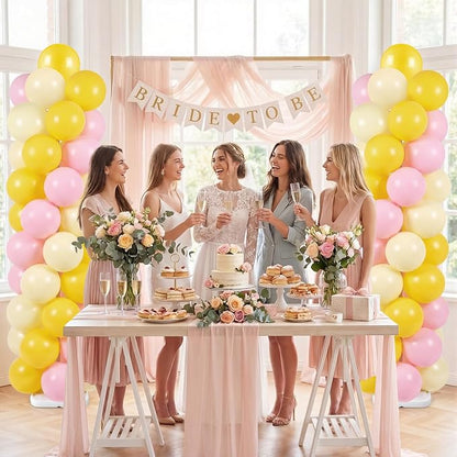 Skylety Lemon Balloon Column Stand Kit, 2 Sets 6.5 Ft Adjustable Balloon Tower - Image 4