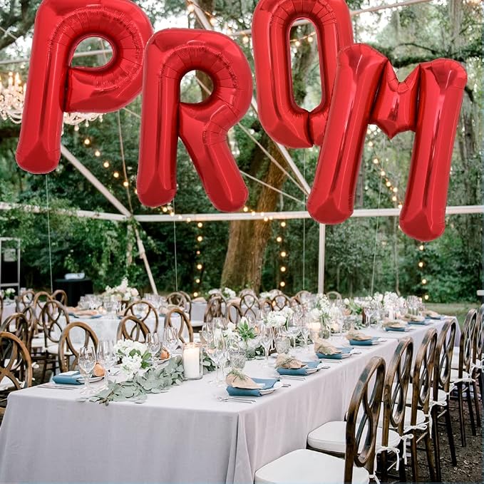 TONIFUL 40 Inch Large Bright Red Letter Balloons A-Z, Giant Jumbo Helium Foil - Image 5
