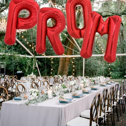 TONIFUL 40 Inch Large Bright Red Letter Balloons A-Z, Giant Jumbo Helium Foil - Image 5