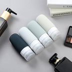 Travel Bottles for Toiletries, Tsa Approved 2oz Travel Bottles, BPA Free Leak Proof Travel Size Toiletry Containers, Refillable Travel Accessories with Toiletry Bag for Shampoo Liquid (4 Pack)