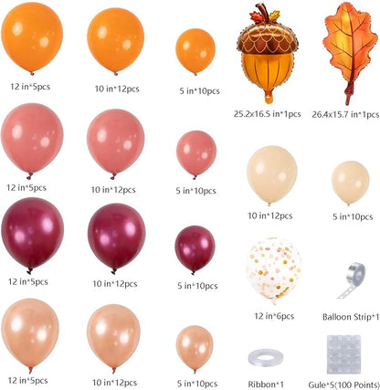 DBKL 138pcs Fall Balloon Garland Arch Kit - Image 3