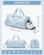 Gym Bag Womens,Travel Duffel Carry on Bag Sport Tote Bag Weekend Overnight Bag
