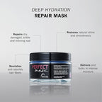 TRUSS Perfect Hair Mask with Collagen, Keratin & Hyaluronic Acid - Deep Conditioning Hair Treatment - Intense Moisture & Hydration - Repairs Fine, Thinning, Brittle, Dry Damaged Hair