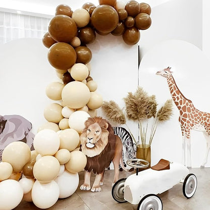 Voircoloria 66pcs Brown Latex Party Balloons, 12inch | - Image 7