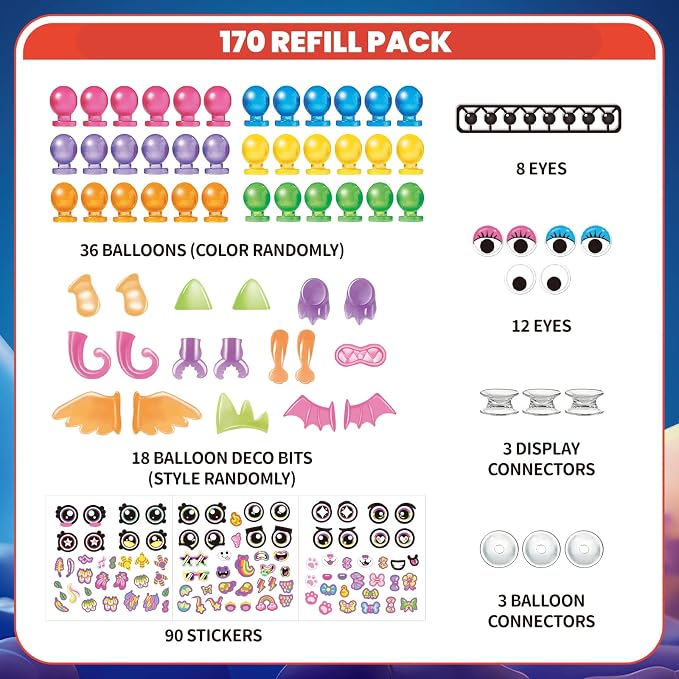 PINSHILE DIY Space Magic Balloon Craft Accessories Set - Image 2