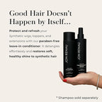 Jon Renau Fiber Love Synthetic Conditioning Spray, Leave In Conditioner for Wigs & Hair Extensions, Detangler Spray for Synthetic Hair, Paraben and Sulfate Free Wig Care, 8.5 oz