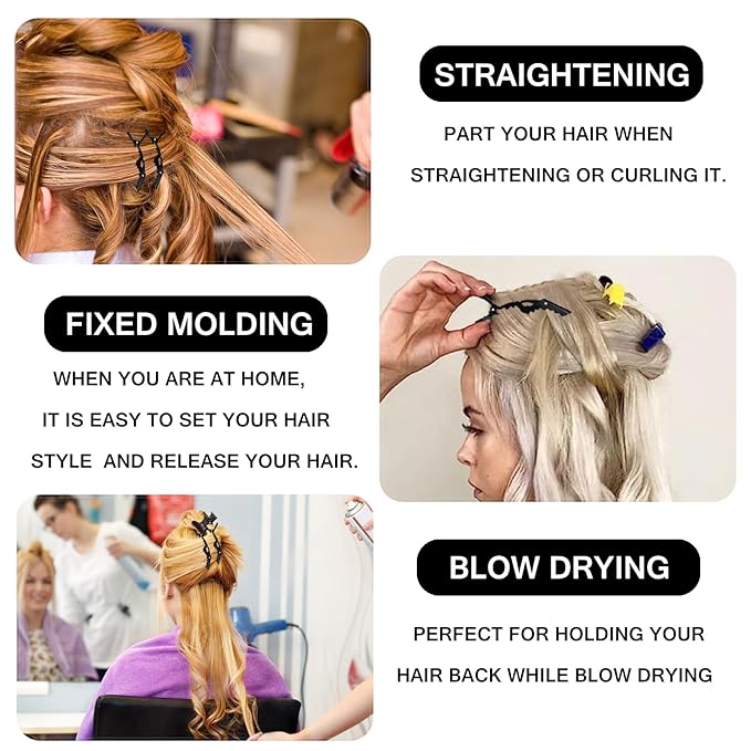 Hair Brush Set for 3a,4c,Wig/Thick/Wavy/Curly/Slick Back Hair Brushes,Rat Tail Combs,8-Row,Edge Brush,For Detangling,Braiding,Teasing,Parting,Styling,Kids,Girls,women(Black)