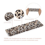 TERSE Leopard Headbands for Women Y2K Accessories: Trendy Women Head Bands with Cute Bow Star Cheetah Print, Stretchy Hair Bands 6PCS