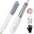 Wavytalk Pro Steam Hair Straightener Brush, Steamline Pro 3 in 1 Straightening Brush, Steam Reduces Damage, Nourishes Hair, and Expedites Straightening