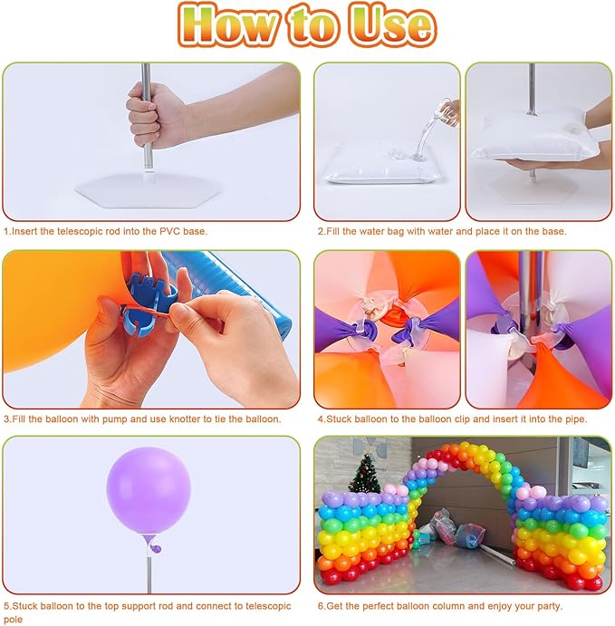 Chamvis 2 Set Balloon Column Kit - Image 3