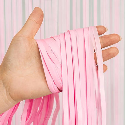 Pastel Pink Party Backdrop Decoration - Image 4