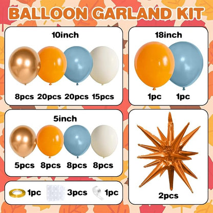 Fall Thanksgiving Balloons Garland Arch Kit - Image 2