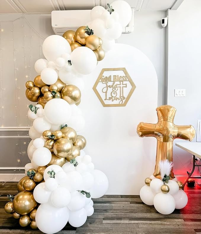 First Communion Balloon Garland Kit 160Pcs, Baptism Balloon, First Holy - Image 5