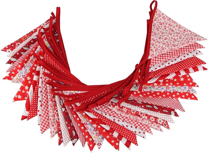 10M/32Ft Triangle Bunting Banner, Baby Shower, Outdoor and Home Decorations - Image 3
